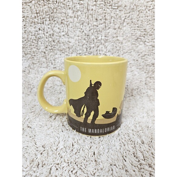 Silver Buffalo The Mandalorian Desert Ceramic Coffee Cup Mug 20-Ounces 20 oz - Picture 3 of 5